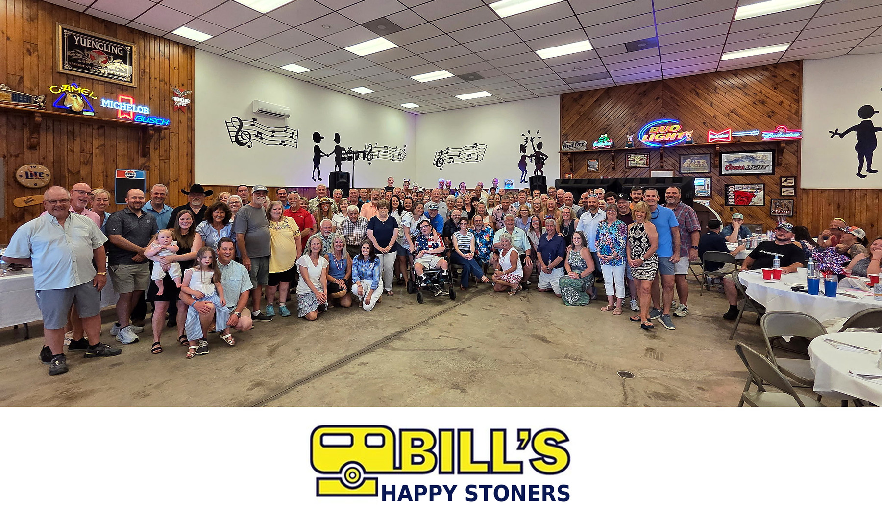 Bill's Happy Stoners Reunion 2026 group photo